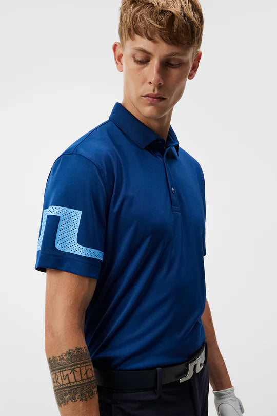 J.Lindeberg Men's Heath Regular Fit Polo