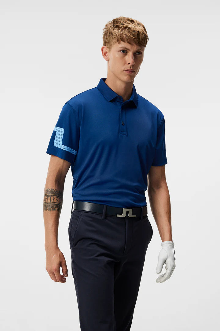 J.Lindeberg Men's Heath Regular Fit Polo