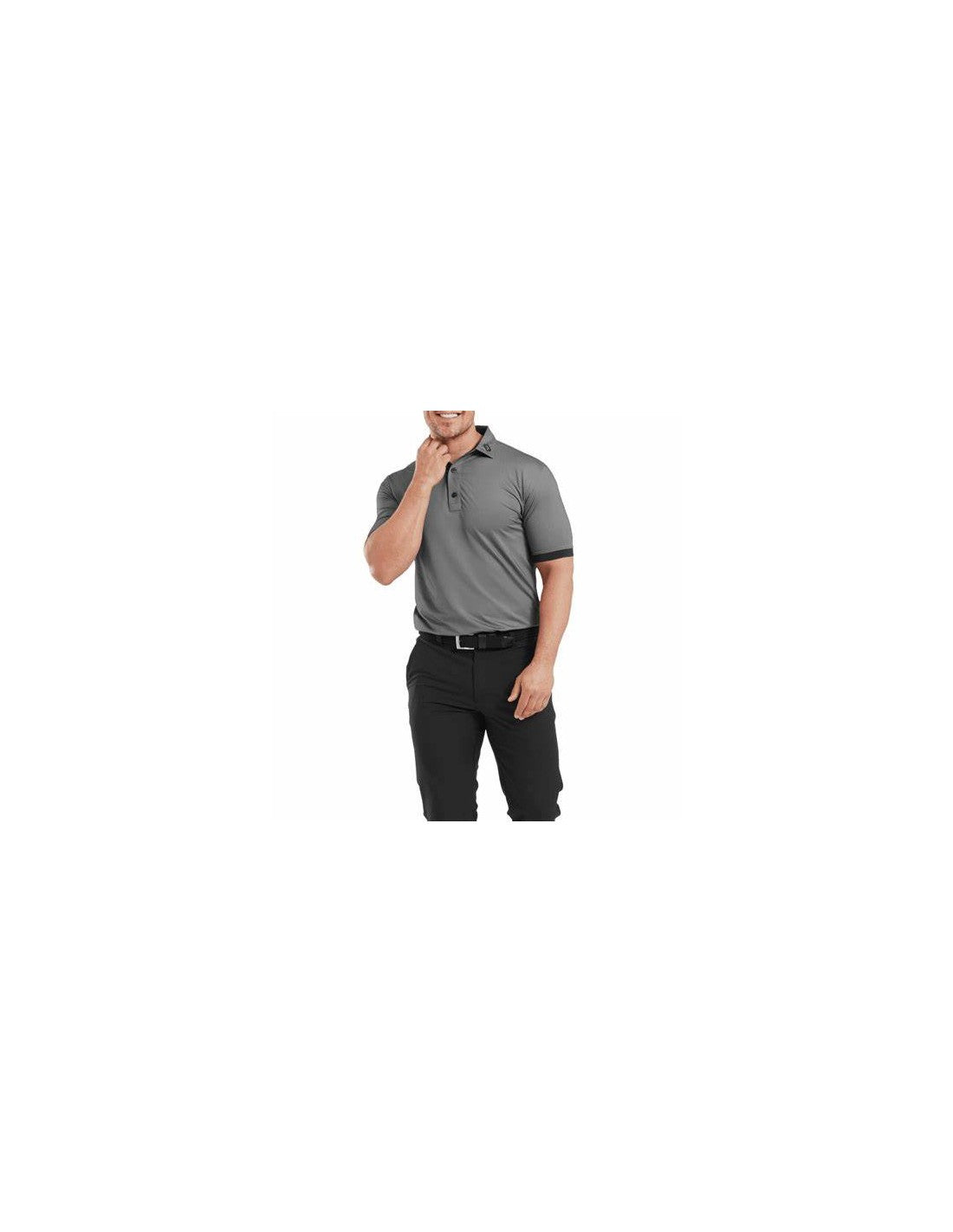 FootJoy Men's Banded Birdseye Polo
