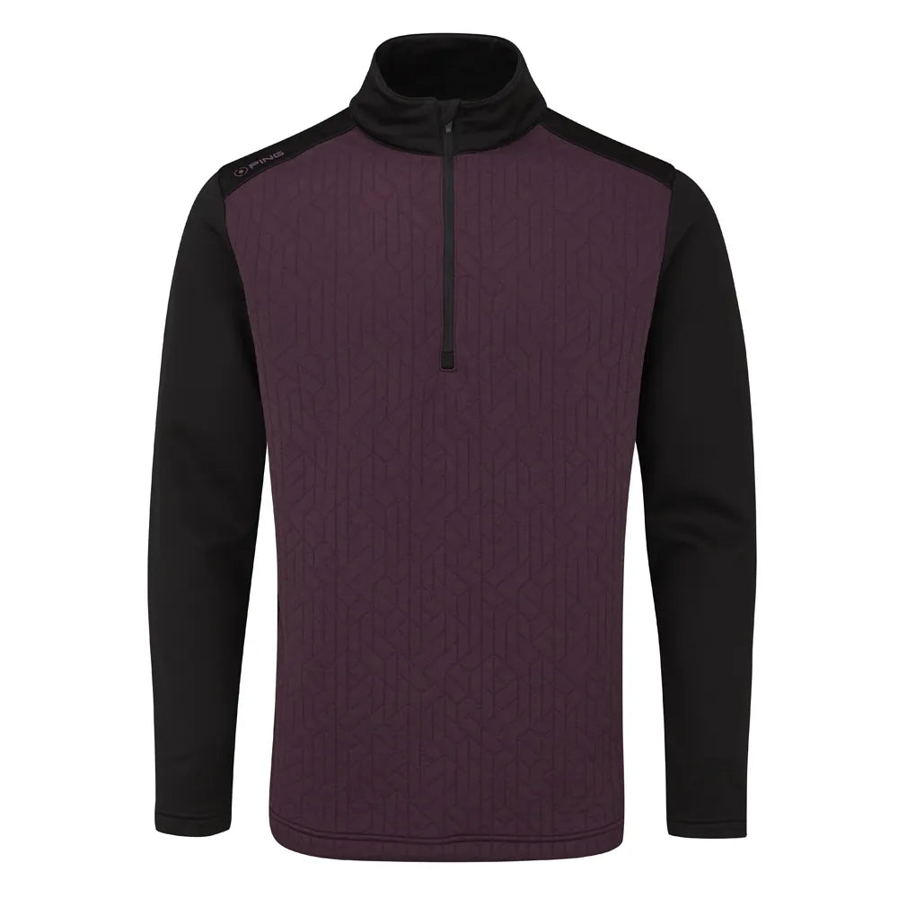 PING Men's Tobi Mid Layer - Fig / Black