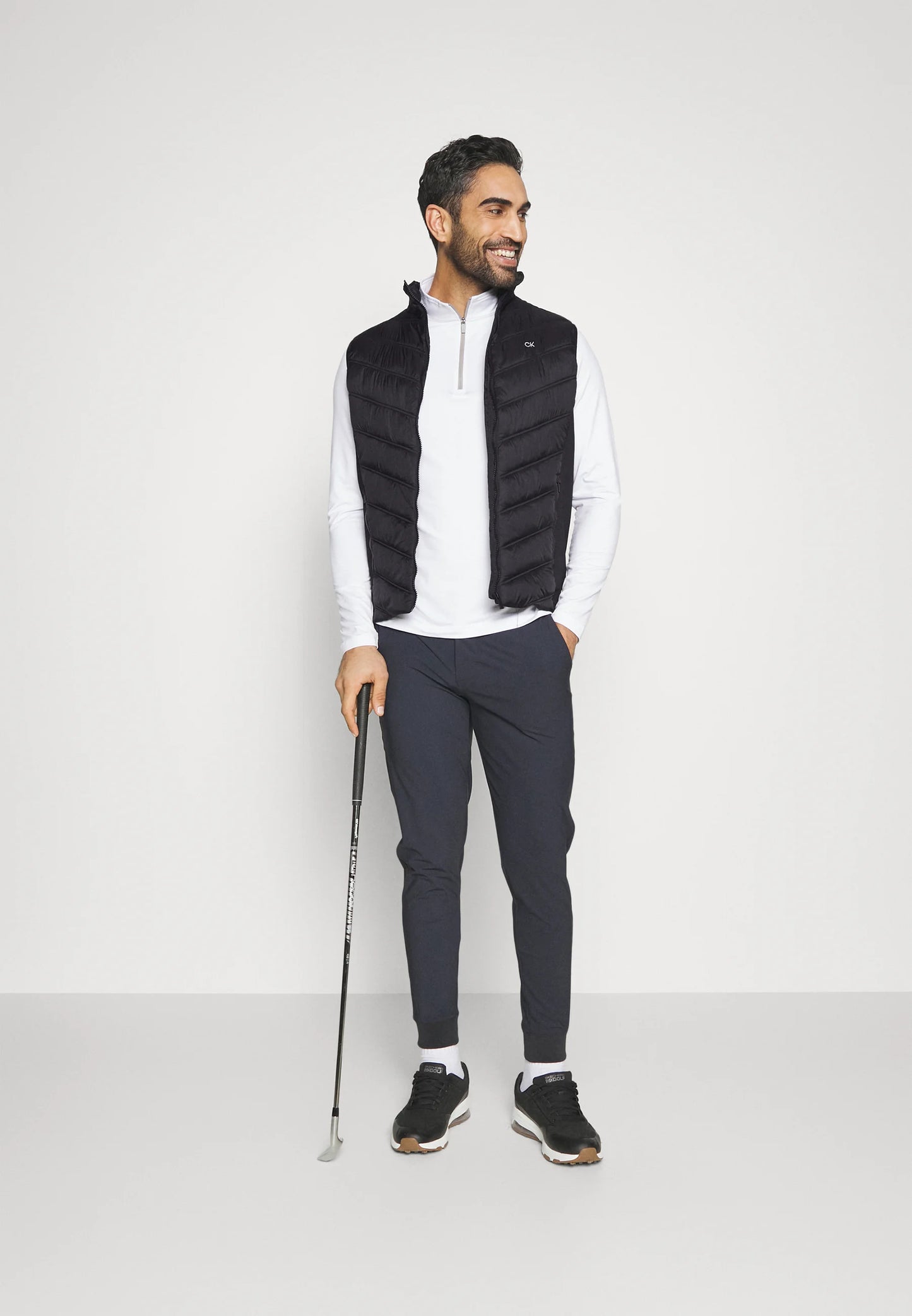 Calvin Klein Men's Frontera Hybrid Gilet - Black