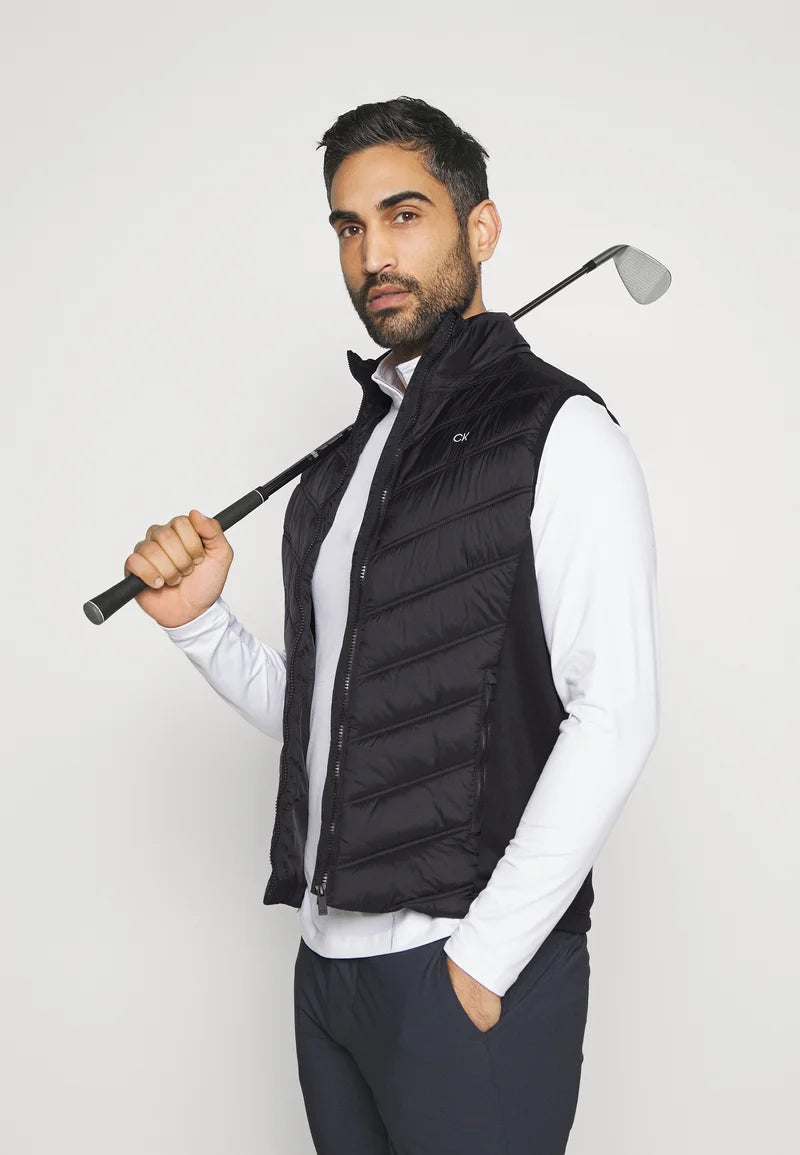 Calvin Klein Men's Frontera Hybrid Gilet - Black
