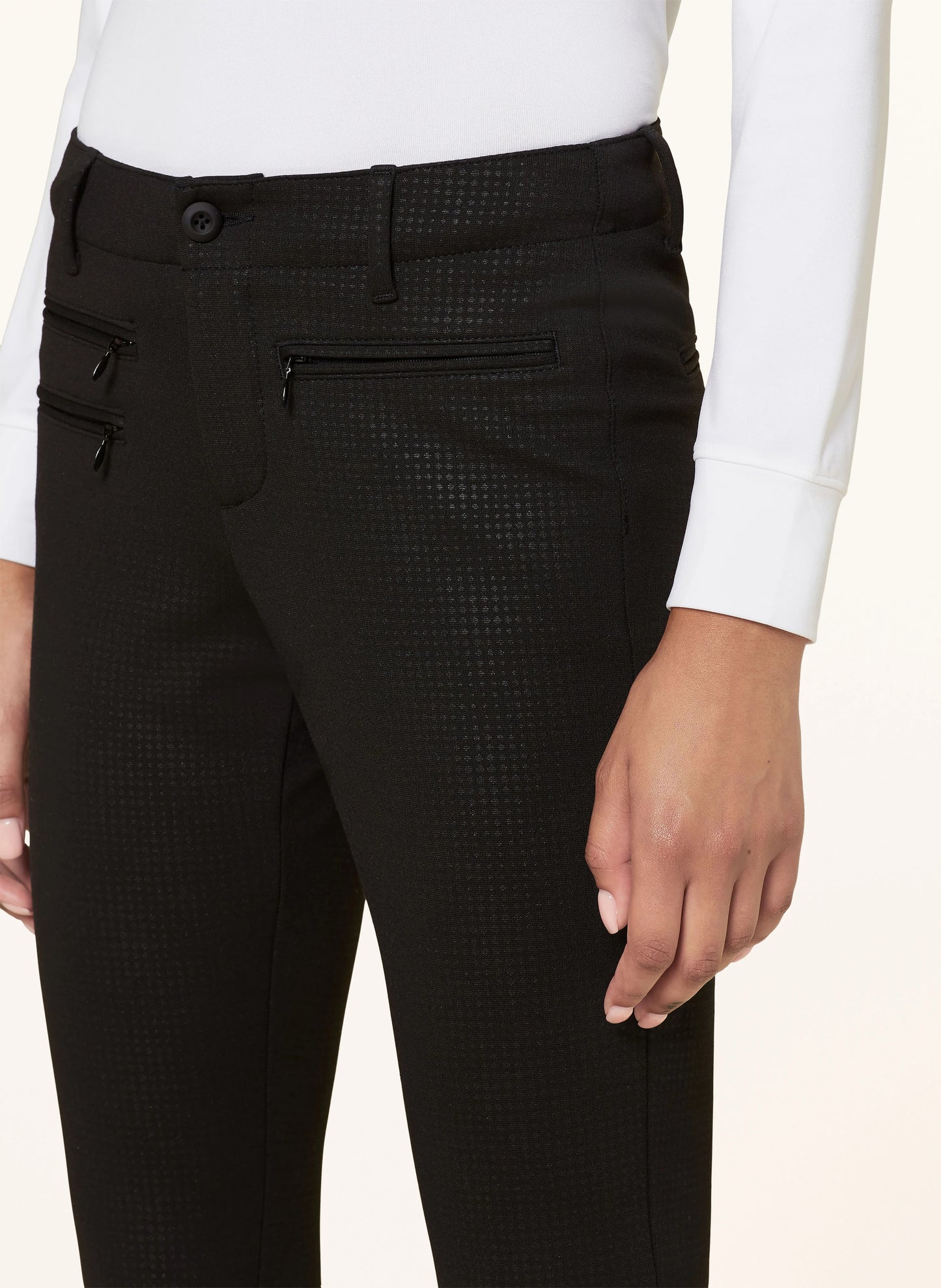 Alberto Ladies Trousers Tina - Black Jersey