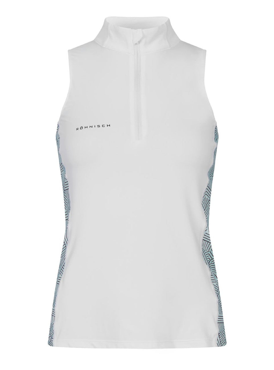 Röhnisch Bonnie Printed Sleeveless - Hexagon Mint