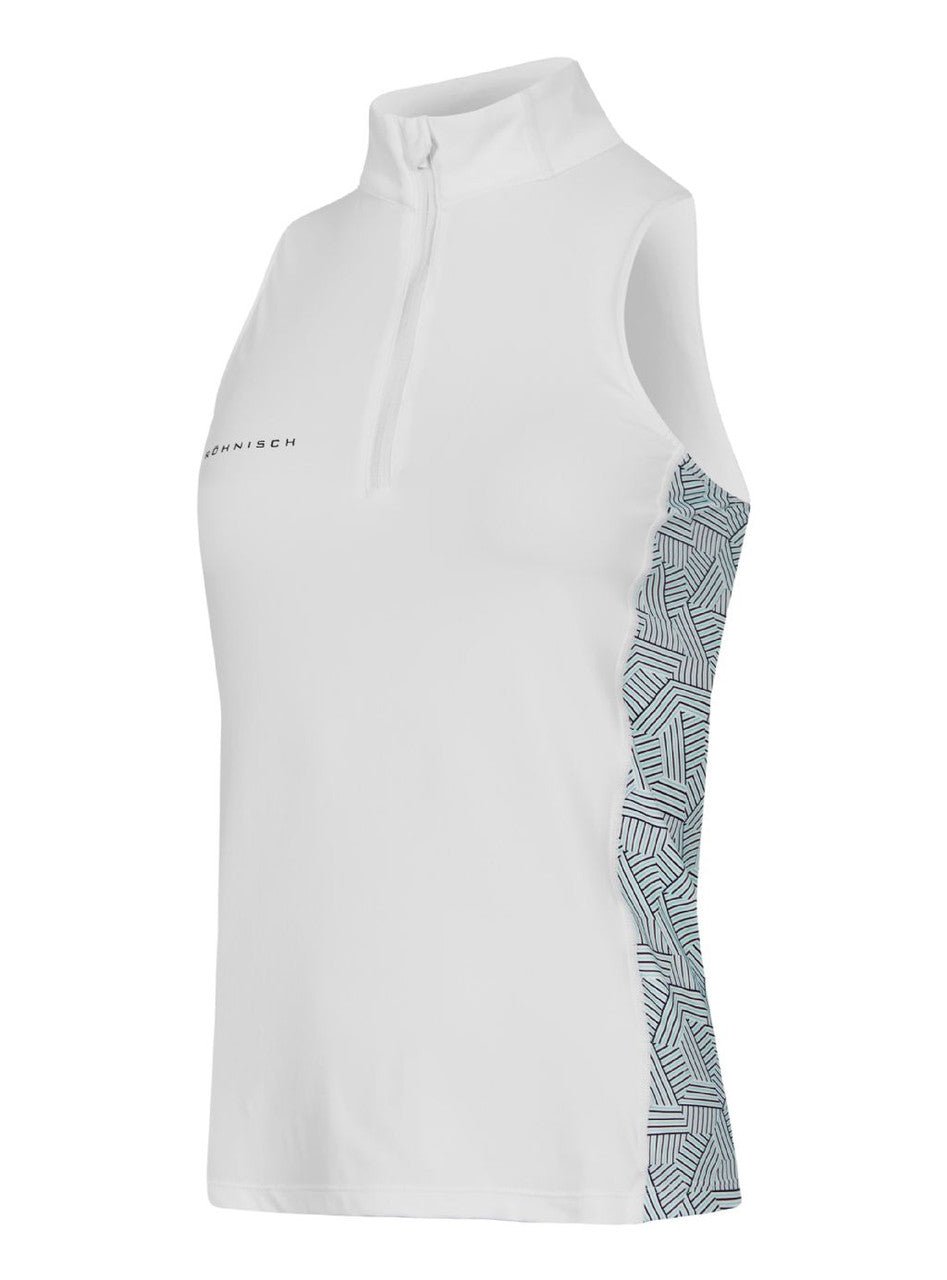 Röhnisch Bonnie Printed Sleeveless - Hexagon Mint