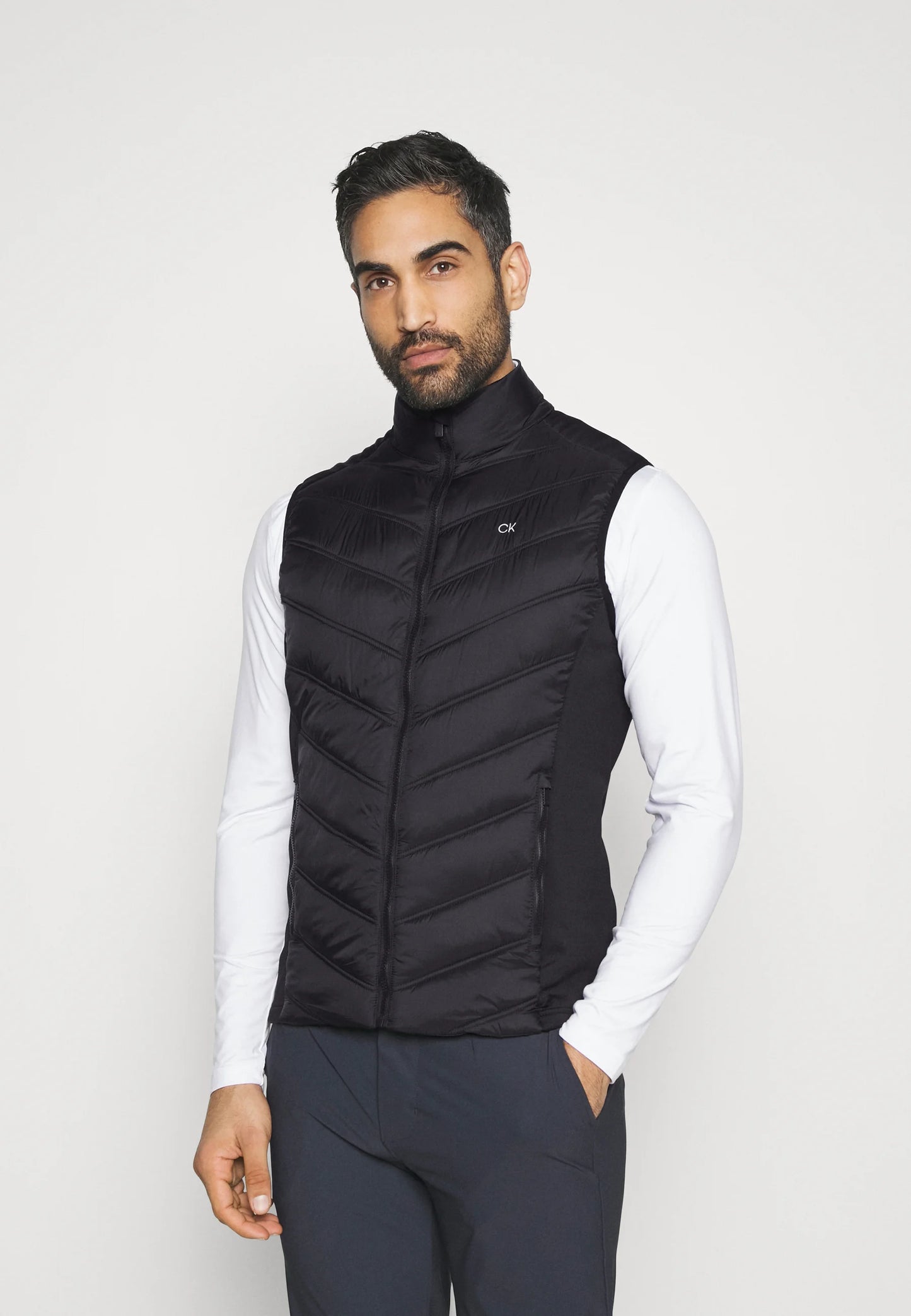 Calvin Klein Men's Frontera Hybrid Gilet - Black