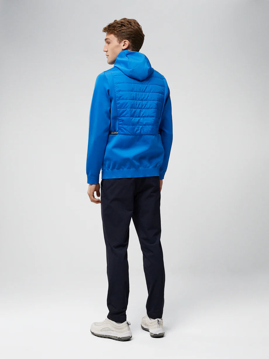 J.Lindeberg Men's Kenny Hybrid Hood - Nautical Blue