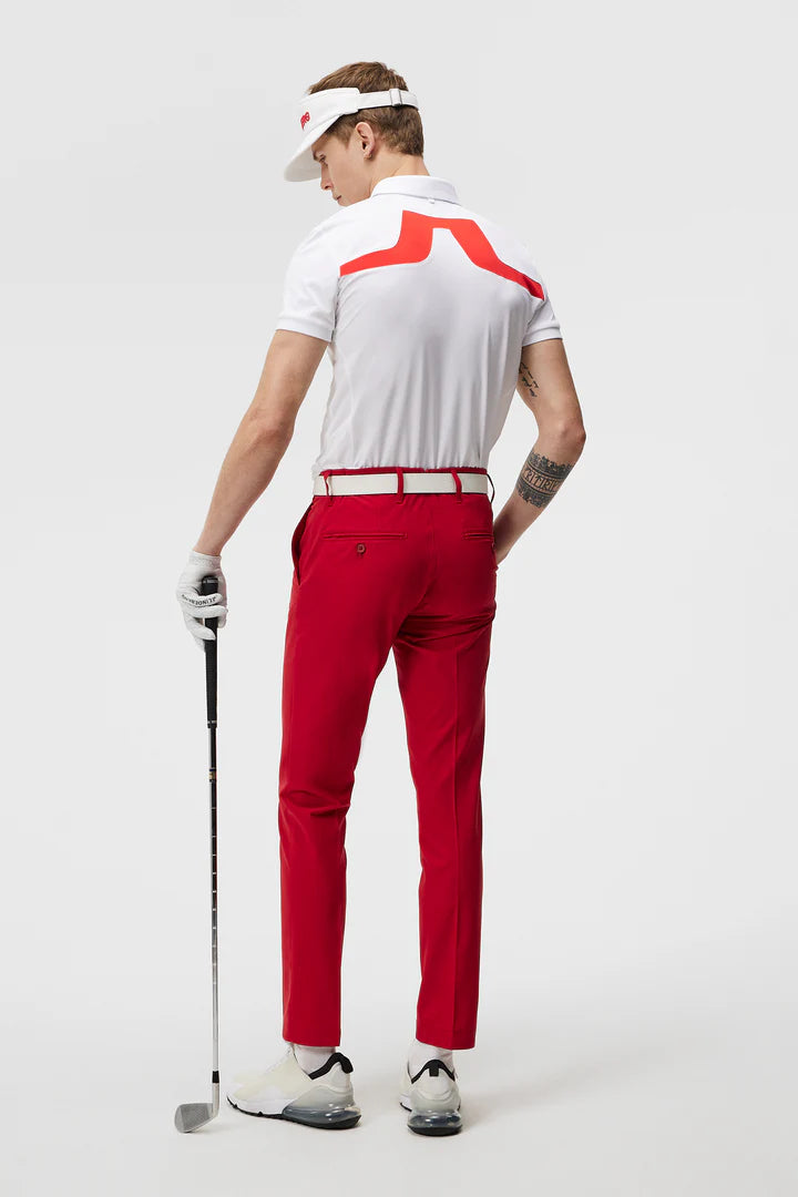 J.Lindeberg Men's KV Print Regular Fit Polo