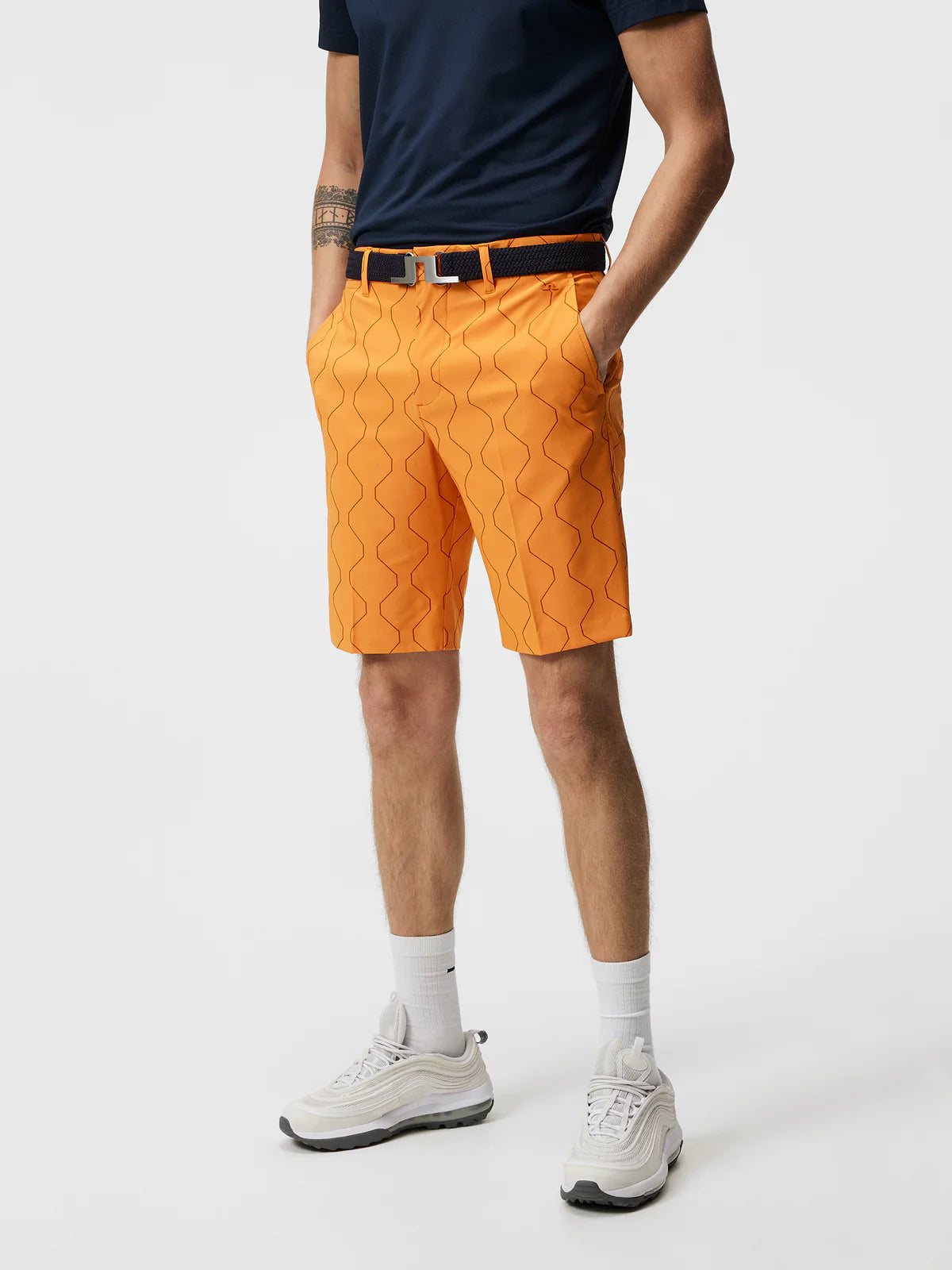 J.Lindeberg Diamond Shorts - Russet Orange