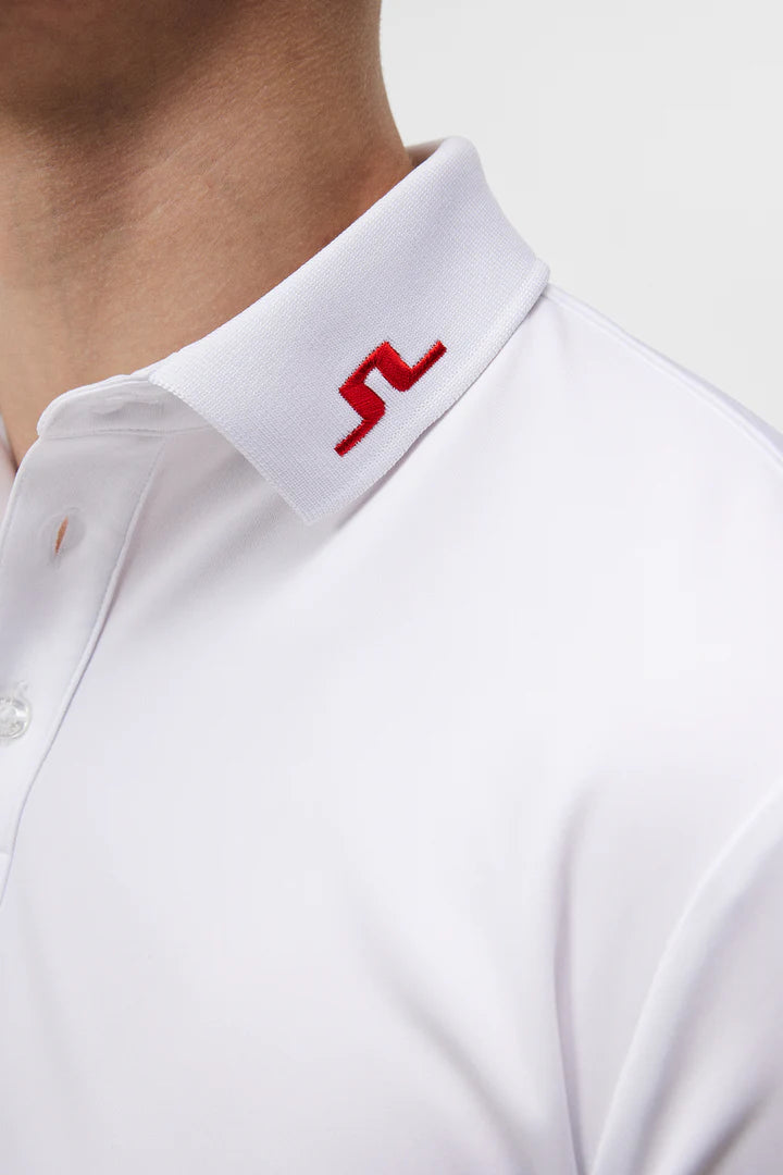J.Lindeberg Men's KV Print Regular Fit Polo