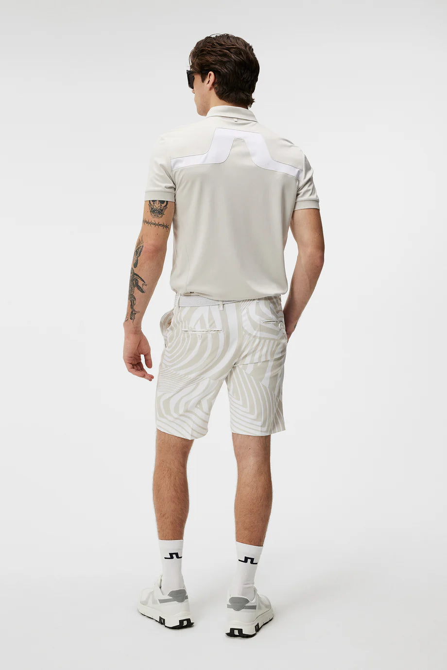 J.Lindeberg Men's Eloy Print Shorts - Dazzle Wave
