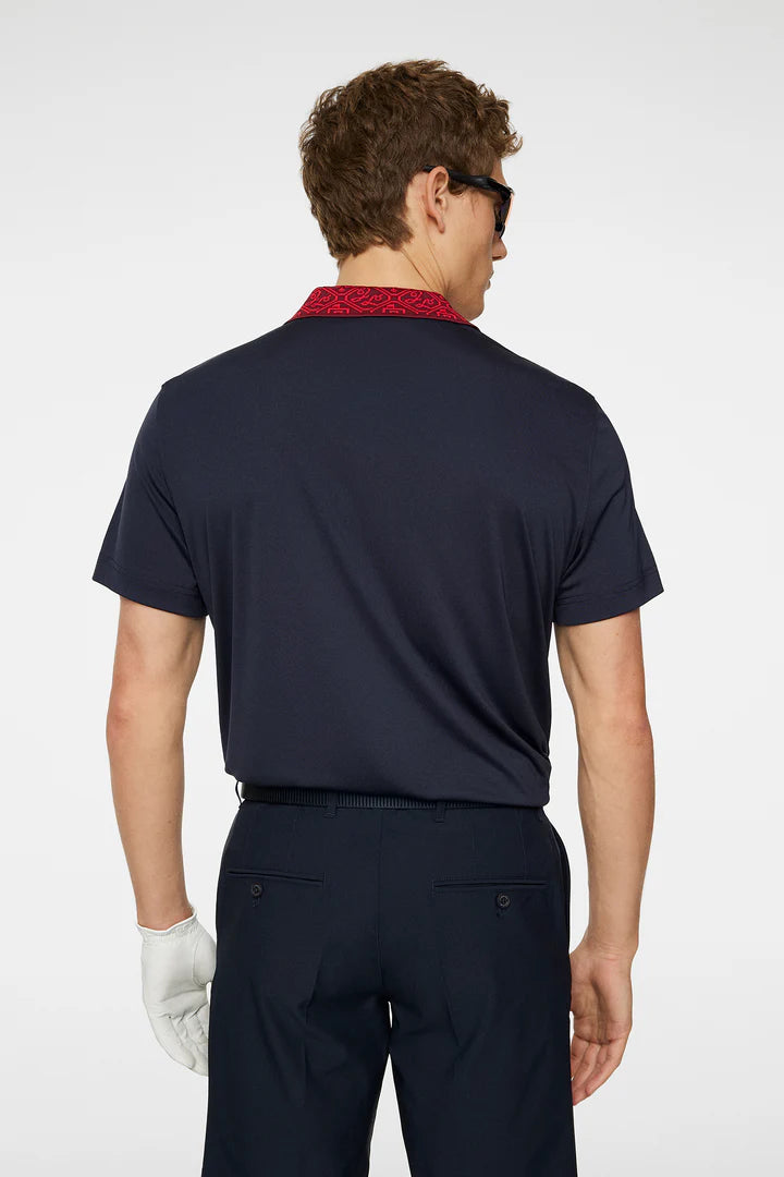 J.Lindeberg Men's Glen Regular Fit Polo - Navy