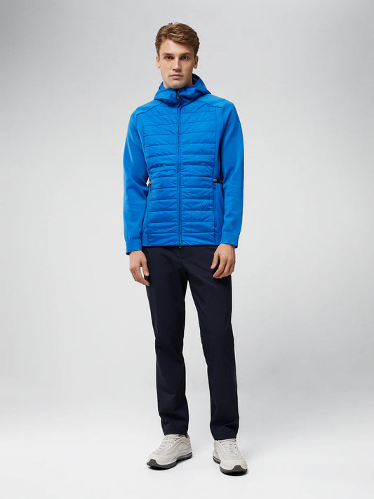 J.Lindeberg Men's Kenny Hybrid Hood - Nautical Blue