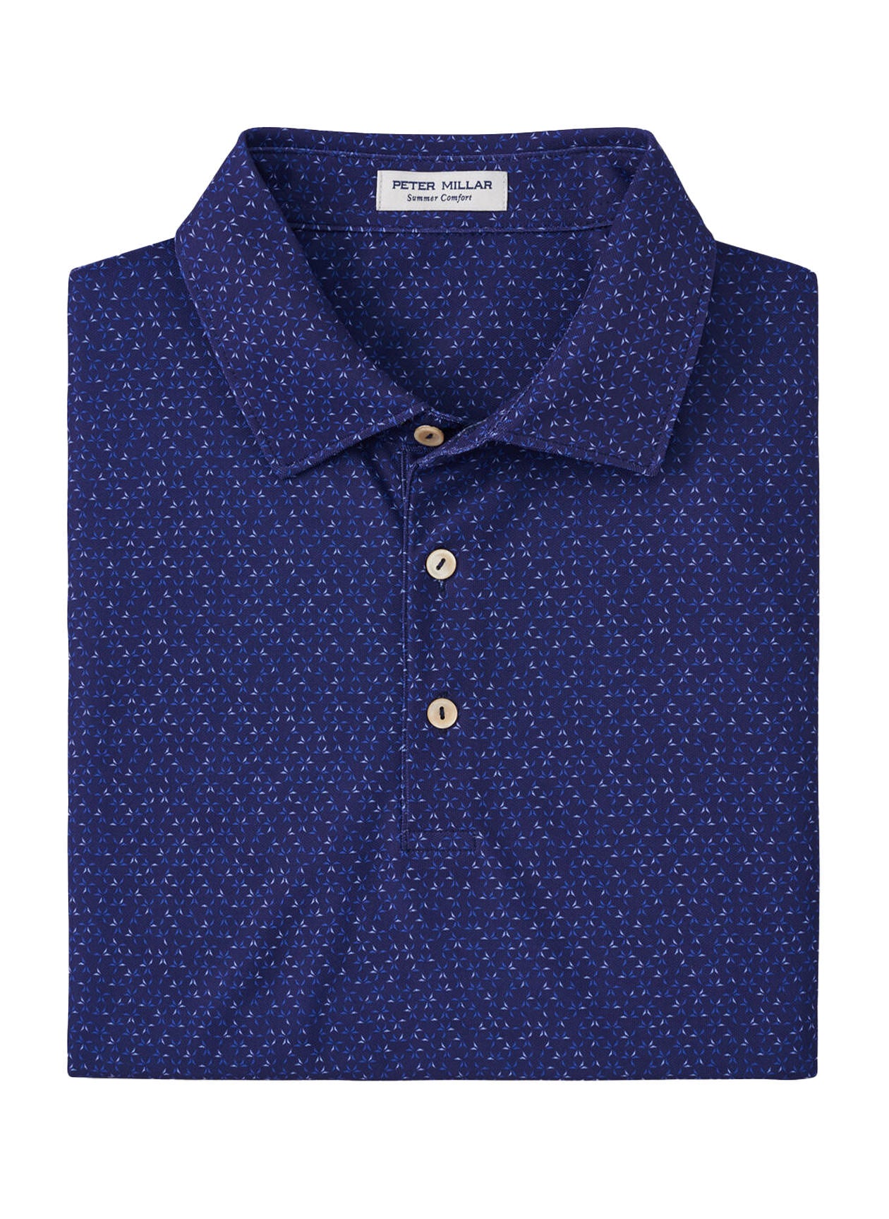 Peter Millar Men's Willis Geo Performance Mesh Polo