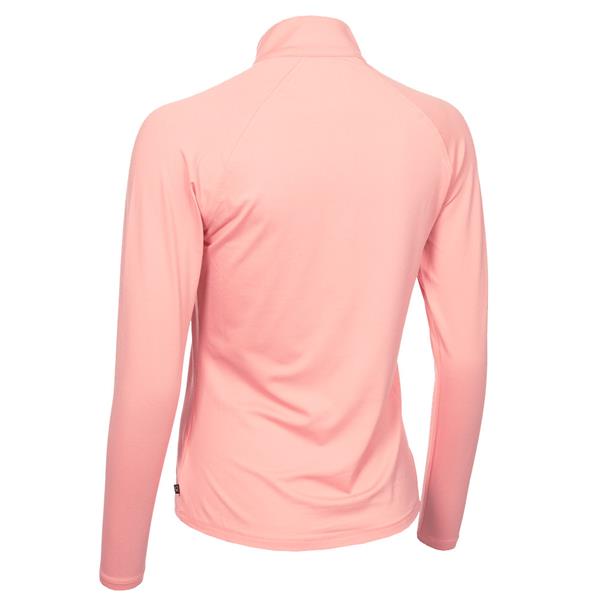 Calvin Klein Ladies San Marros Quarter Zip - Coral