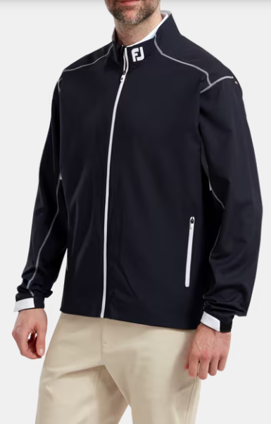 FootJoy Men's Full-Zip Windshirt - Navy White