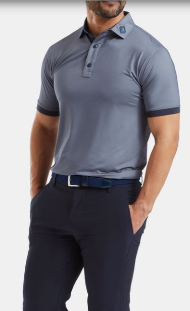 FootJoy Men's Banded Birdseye Polo