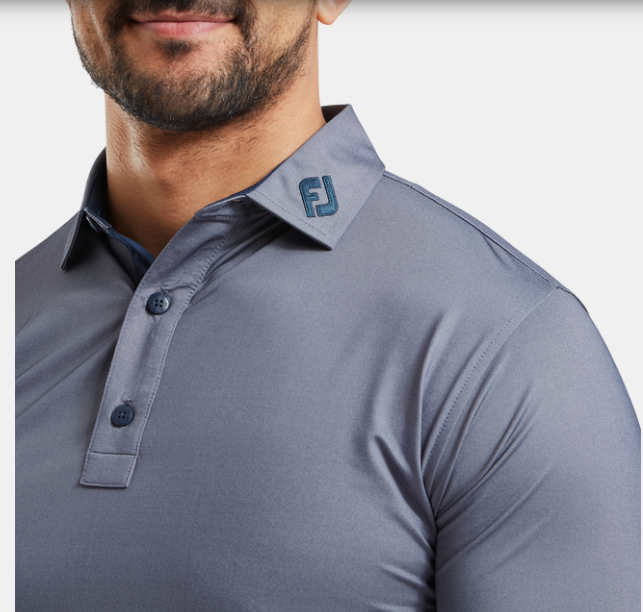 FootJoy Men's Banded Birdseye Polo