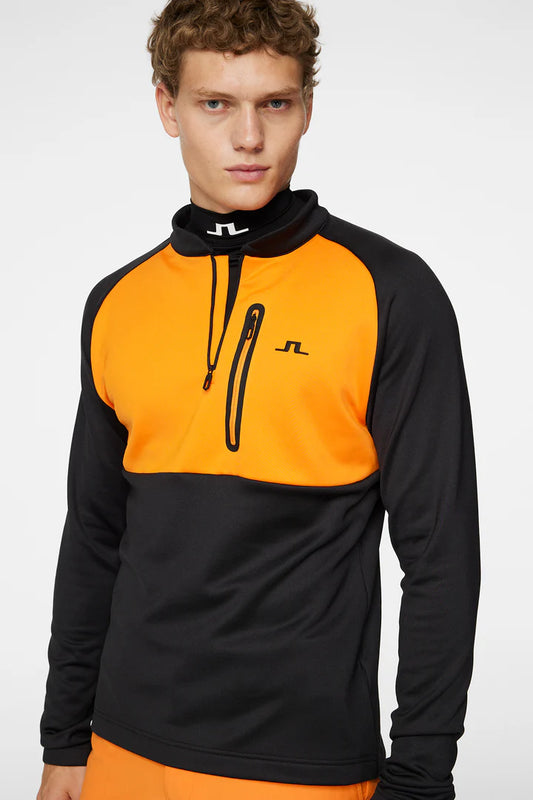 J.Lindeberg Men's Adam Quarter Zip Mid Layer