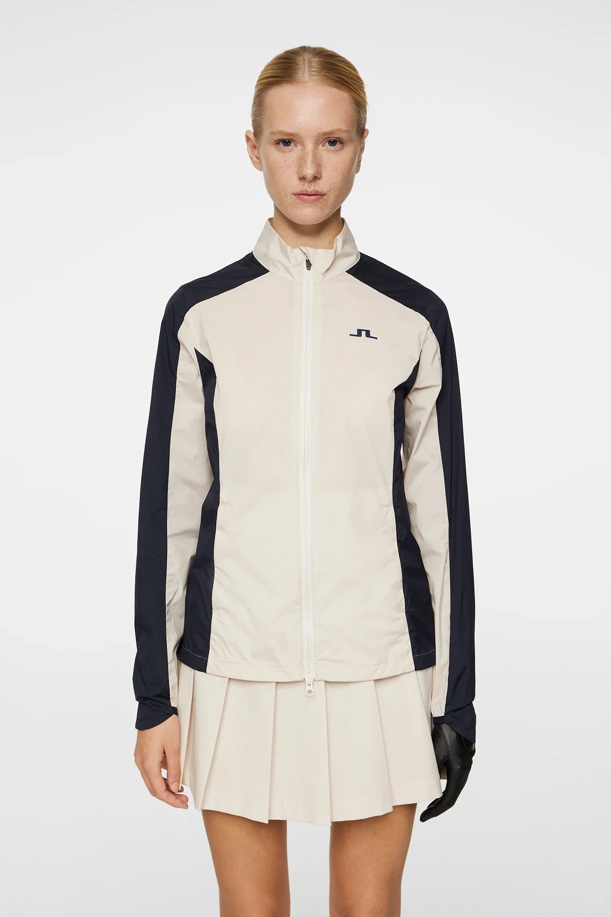 J.Lindeberg Ladies Thorine Wind Jacket - Moonbeam