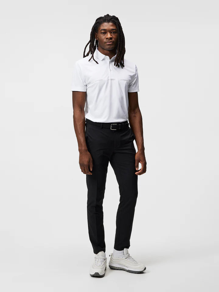 J.Lindeberg Chad Slim Fit Polo - White