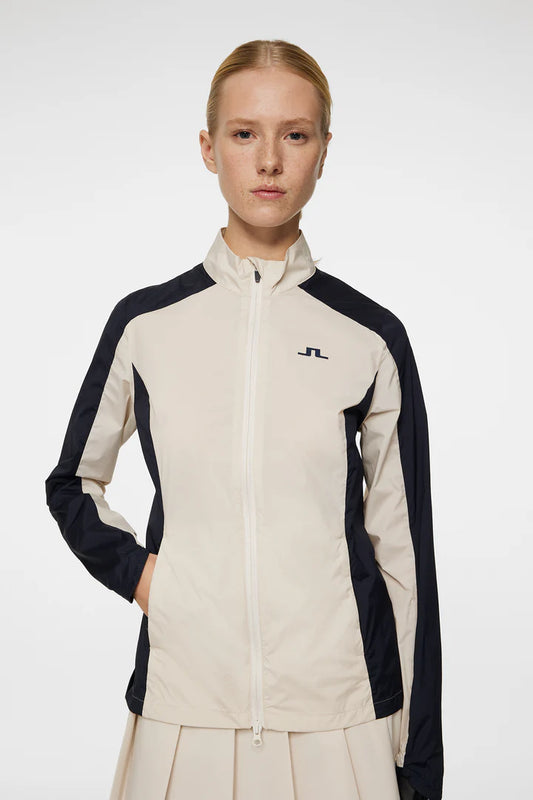 J.Lindeberg Ladies Thorine Wind Jacket - Moonbeam