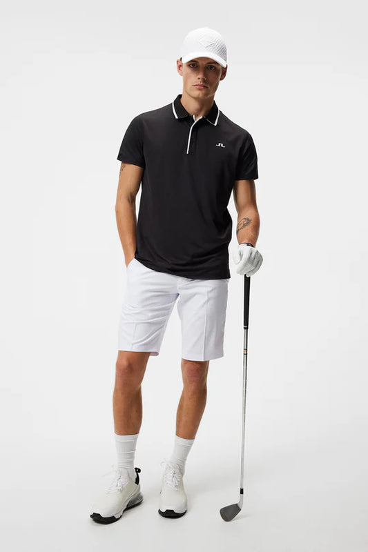 J.Lindberg Men's Luca Regular Fit Polo - Black