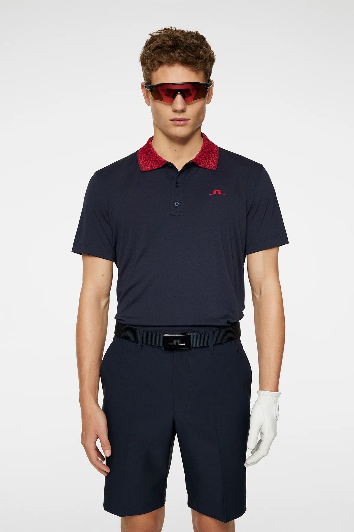 J.Lindeberg Men's Glen Regular Fit Polo - Navy
