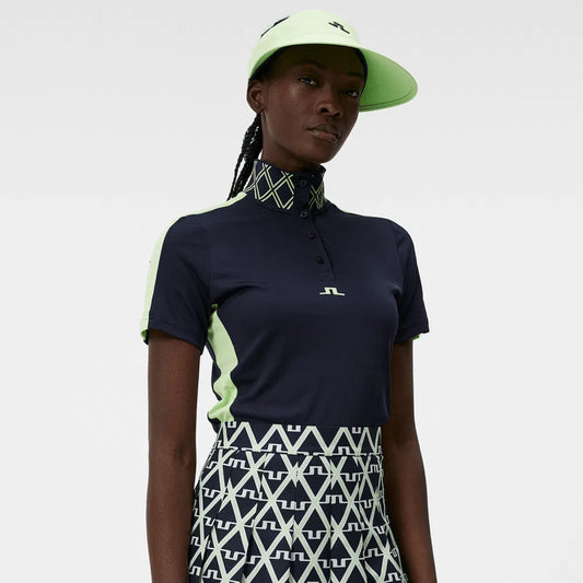 J.Lindeberg Ladies Pip  Polo - JL Navy