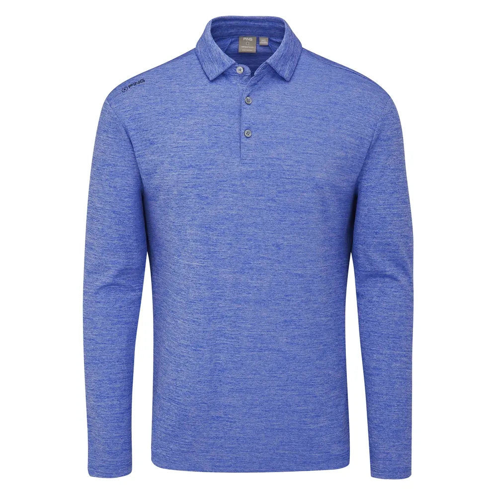 PING Men's Emmett Polo Shirt - Blue Marl