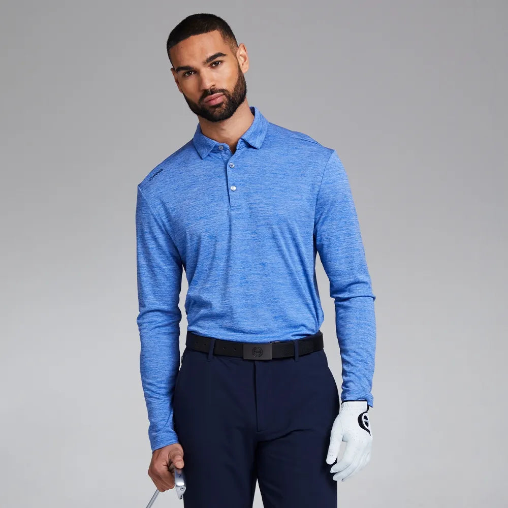 PING Men's Emmett Polo Shirt - Blue Marl