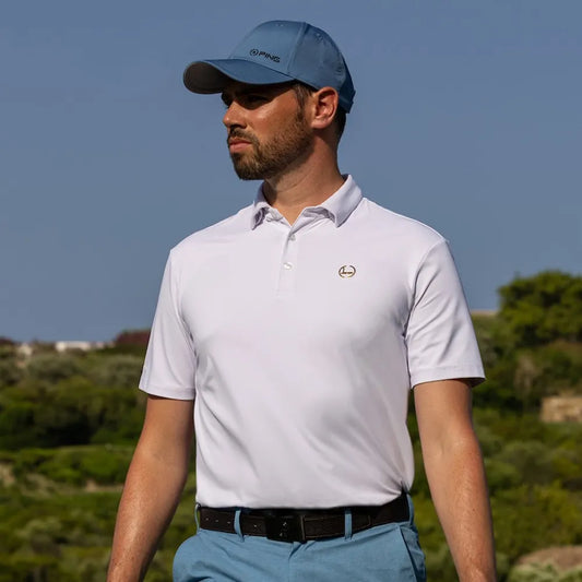 PING Men's Gold Putter Polo