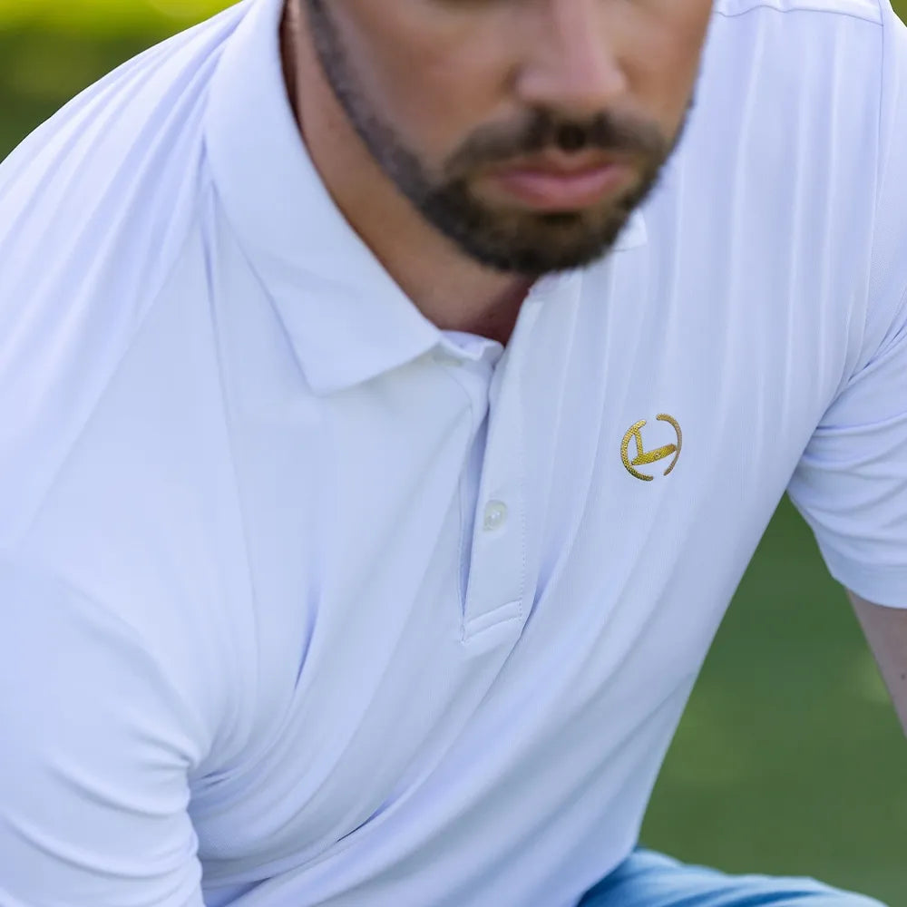 PING Men's Gold Putter Polo