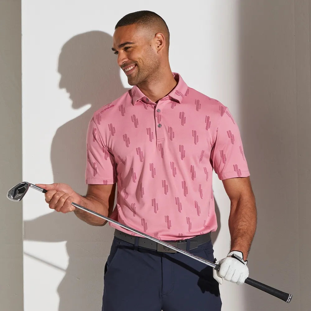 PING Men's Arizona Cactus Polo