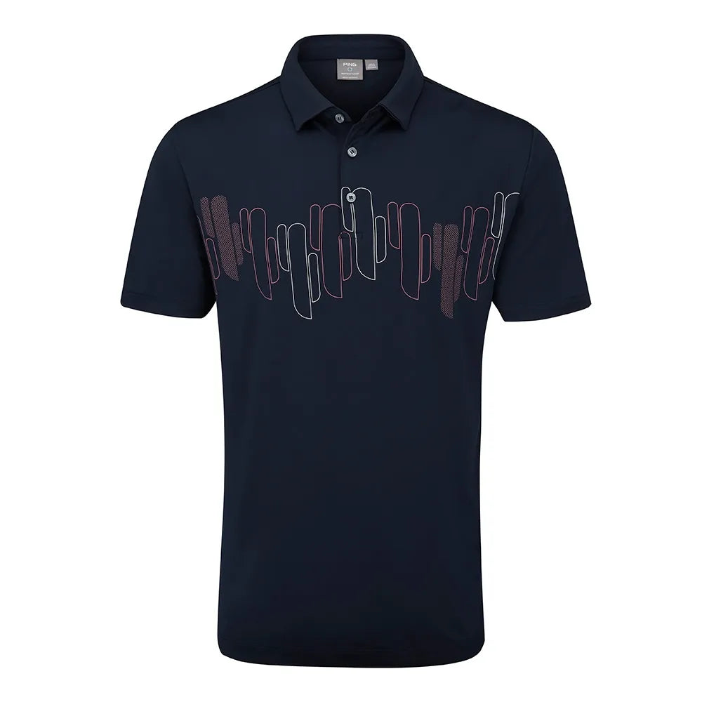 PING Men's Arizona Cactus Print Polo