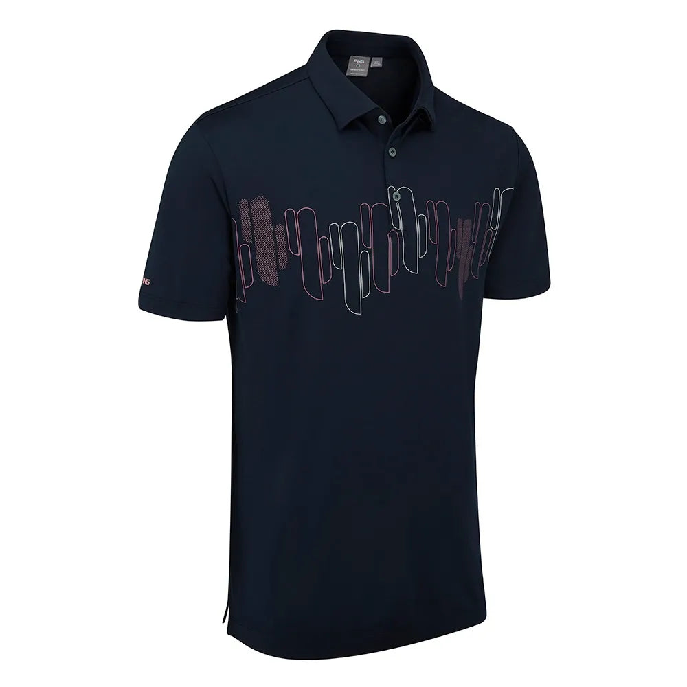 PING Men's Arizona Cactus Print Polo